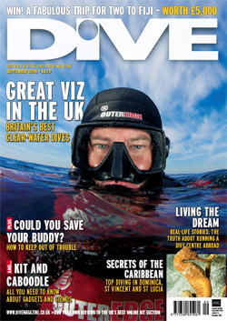 Dive Magazine Cover Photo